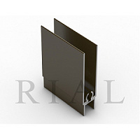 KR07 Горизонтальный нижний профиль Шампань глянец 5,9 м