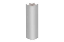 Угловое соединение универсальное 90 гр. алюминий гладкий