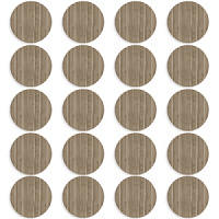 REXAU Заглушка самоклеющаяся D20мм (12шт) Береза Мраморная