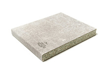 Столешница ТРОЯ R8 Белый Шунгит 3347/LUNA скалистый камень 3000х590х38 мм