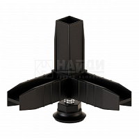 Коннектор 3 с регулируемой опорой (Черный) LK3R-10