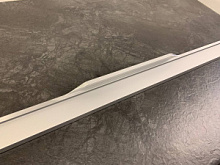 Фасадный профиль Серебро шагрень ПР-4 3 ручки 3000 мм