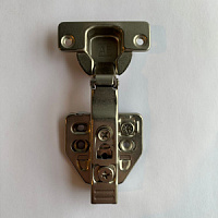 Петля накладная с доводчиком и эксцентриком 110 ALBERO FAMILY саморез быстрый монтаж