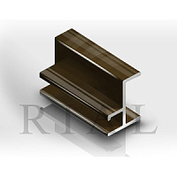 RP08 Профиль разделительный Венге тёмный глянец 4,9 