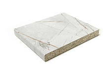 Столешница ТРОЯ R8 Серый Каспий эксклюзив 3087/S** шагрень 3000х600х38 мм/4