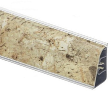 Пристеночный бортик Thermoplast Мрамор золотой 1285 AP740 4200 мм