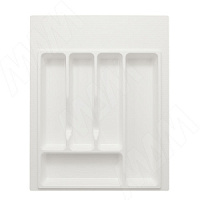 Лоток для столовых приборов в базу 600мм,Белый