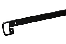 Планка щелевая крючок 38 мм ( Троя) Черный