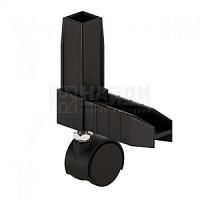 Коннектор 2 с колесной опорой (Черный) LKK2-10