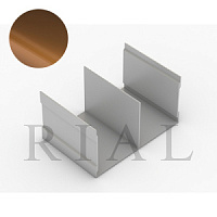KR02 ВП Направляющий Ш-образный профиль Ром глянец 5,9 м