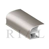 KR200 Вертикальный асимметричный профиль (ручка) Сатин зерно 5,5м