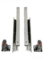 Направляющие скрытого монтажа Push to open URALPLIT 450 мм (с 3D клипсой)