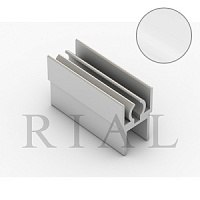 KR08 Горизонтальный верхний профиль  Софт Тач Белый 5,9м