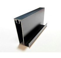 КО-07 Горизонтальный нижний профиль   Черный 5,9м