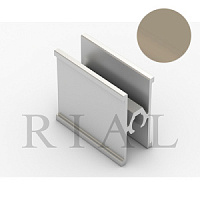 KR 09  Горизонтальный межсекционный профиль Софт Тач Капучино 5,9м