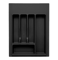 Лоток для столовых приборов в базу 550мм,Черный