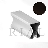 KR 300 Вертикальный симметричный профиль(ручка) Софт Тач Черный 5,5м
