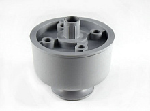 ОПЛ30 Опора регулируемая в пласт. D50 Н=30-45мм самоустанавливающаяся с пазом под отвертку серая