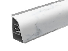 Пристеночный бортик Thermoplast Мрамор белый 1256 AP740 4200 мм