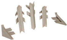 12197251013 REHAU К-т фасон.части к плинтусу Перфетто-лайн серый